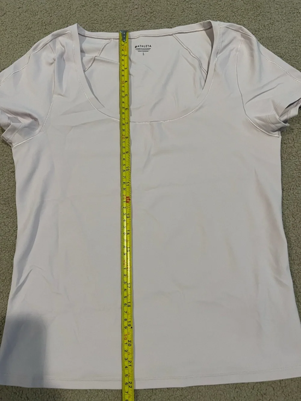 Transcend Scoop Tee. Large. Lilac Sky - Picture 8 of 9